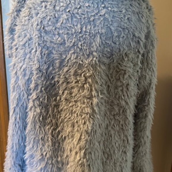 Grey Teddy Bear Faux Fur Jacket - Picture 5 of 11